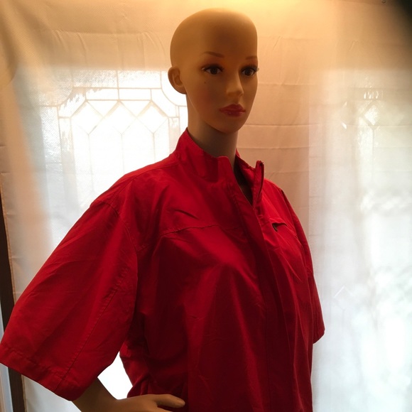 Glen Echo XL Short Sleeve Red Golf Jacket - Picture 14 of 15